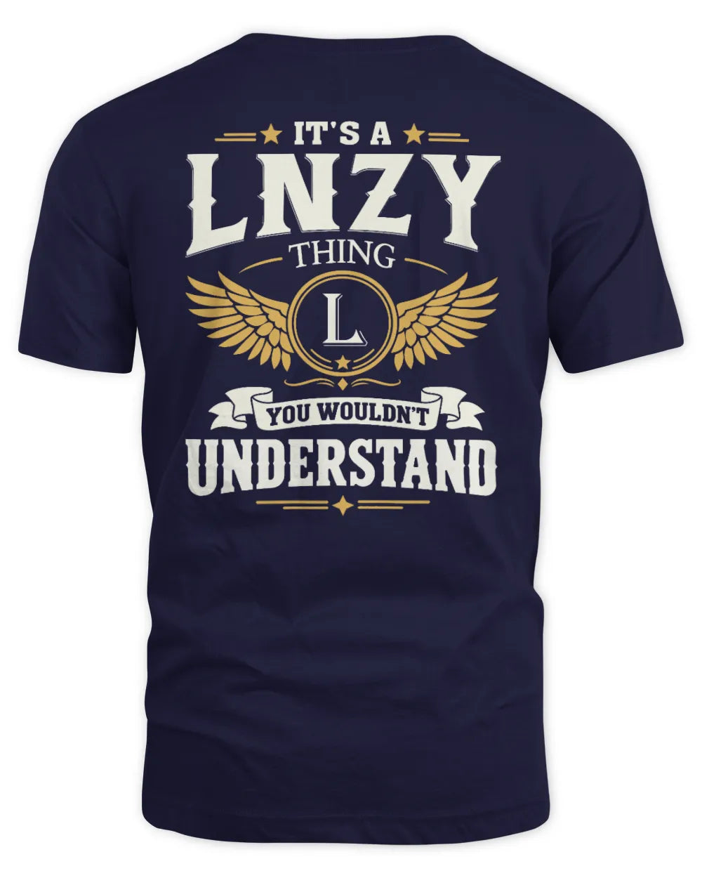 LNZY KT06-M008 It’s a [NAME] Thing – You Wouldn’t Understand | Personalized Vintage T-Shirt - Unisex Standard T-Shirt - Navy