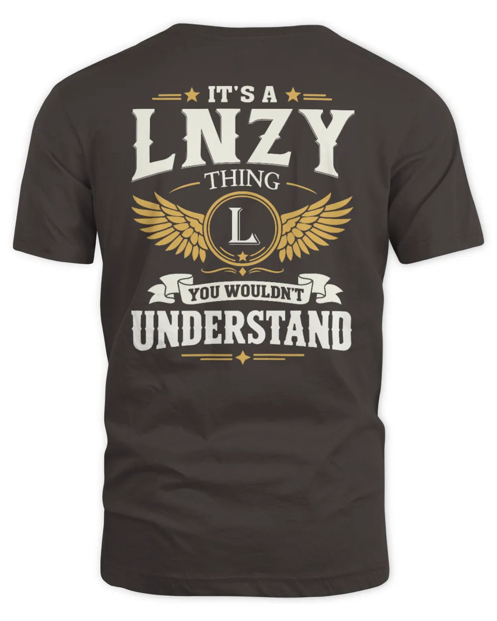 LNZY KT06-M008 It’s a [NAME] Thing – You Wouldn’t Understand | Personalized Vintage T-Shirt - Unisex Standard T-Shirt - Dark Chocolate