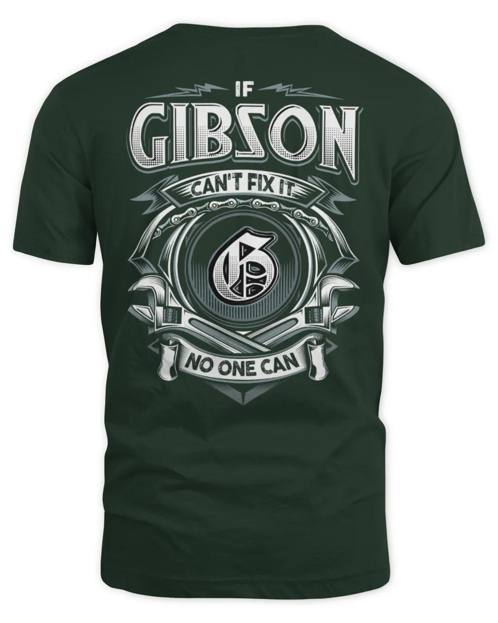 GIBSON AP81-K4-626 - Personalized Ahmed Quote Apparel “If Ahmed Can't Fix It, No One Can” - Unisex Standard T-Shirt - Forest Green