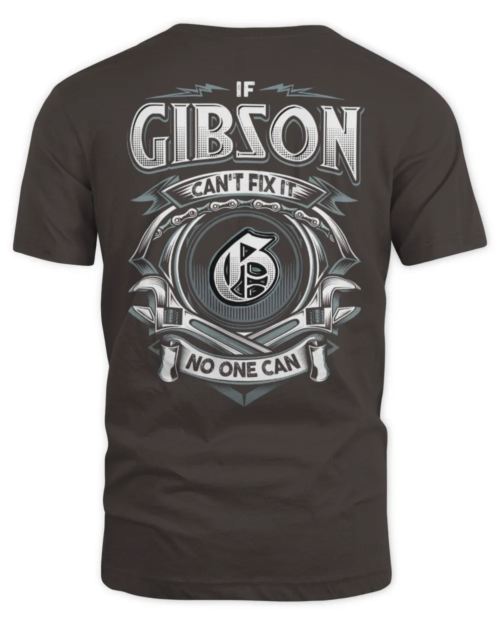 GIBSON AP81-K4-626 - Personalized Ahmed Quote Apparel “If Ahmed Can't Fix It, No One Can” - Unisex Standard T-Shirt - Dark Chocolate