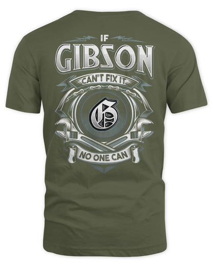 GIBSON AP81-K4-626 - Personalized Ahmed Quote Apparel “If Ahmed Can't Fix It, No One Can” - Unisex Standard T-Shirt - Military Green