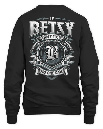 BETSY AP81-K4-626 - Personalized Ahmed Quote Apparel “If Ahmed Can't Fix It, No One Can” - Unisex Sweatshirt - Black
