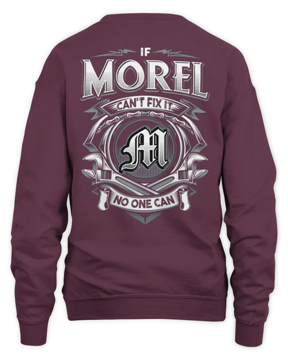 MOREL AP81-K4-626 - Personalized Ahmed Quote Apparel “If Ahmed Can't Fix It, No One Can” - Unisex Sweatshirt - Maroon