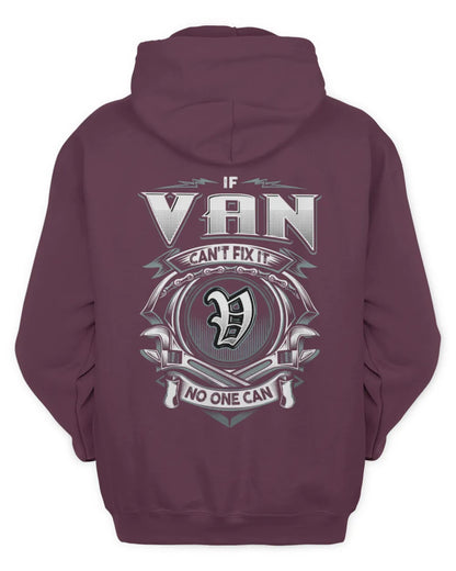 VAN AP81-K4-626 - Personalized Ahmed Quote Apparel “If Ahmed Can't Fix It, No One Can” - Unisex Hoodie - Maroon