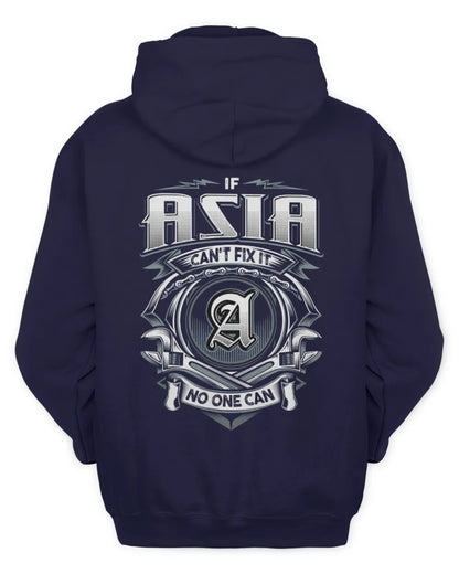 ASIA AP81-K4-626 - Personalized Ahmed Quote Apparel “If Ahmed Can't Fix It, No One Can” - Unisex Hoodie - Navy