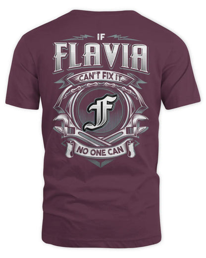 FLAVIA AP81-K4-626 - Personalized Ahmed Quote Apparel “If Ahmed Can't Fix It, No One Can” - Unisex Standard T-Shirt - Maroon
