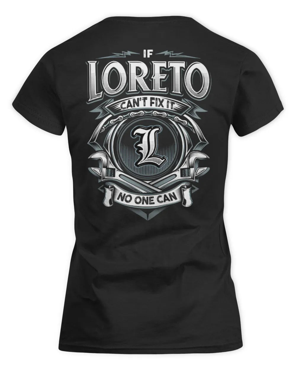 LORETO AP81-K4-626 - Personalized Ahmed Quote Apparel “If Ahmed Can't Fix It, No One Can” - Women's Standard T-Shirt - Black