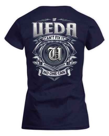 UEDA AP81-K4-626 - Personalized Ahmed Quote Apparel “If Ahmed Can't Fix It, No One Can” - Women's Standard T-Shirt - Navy