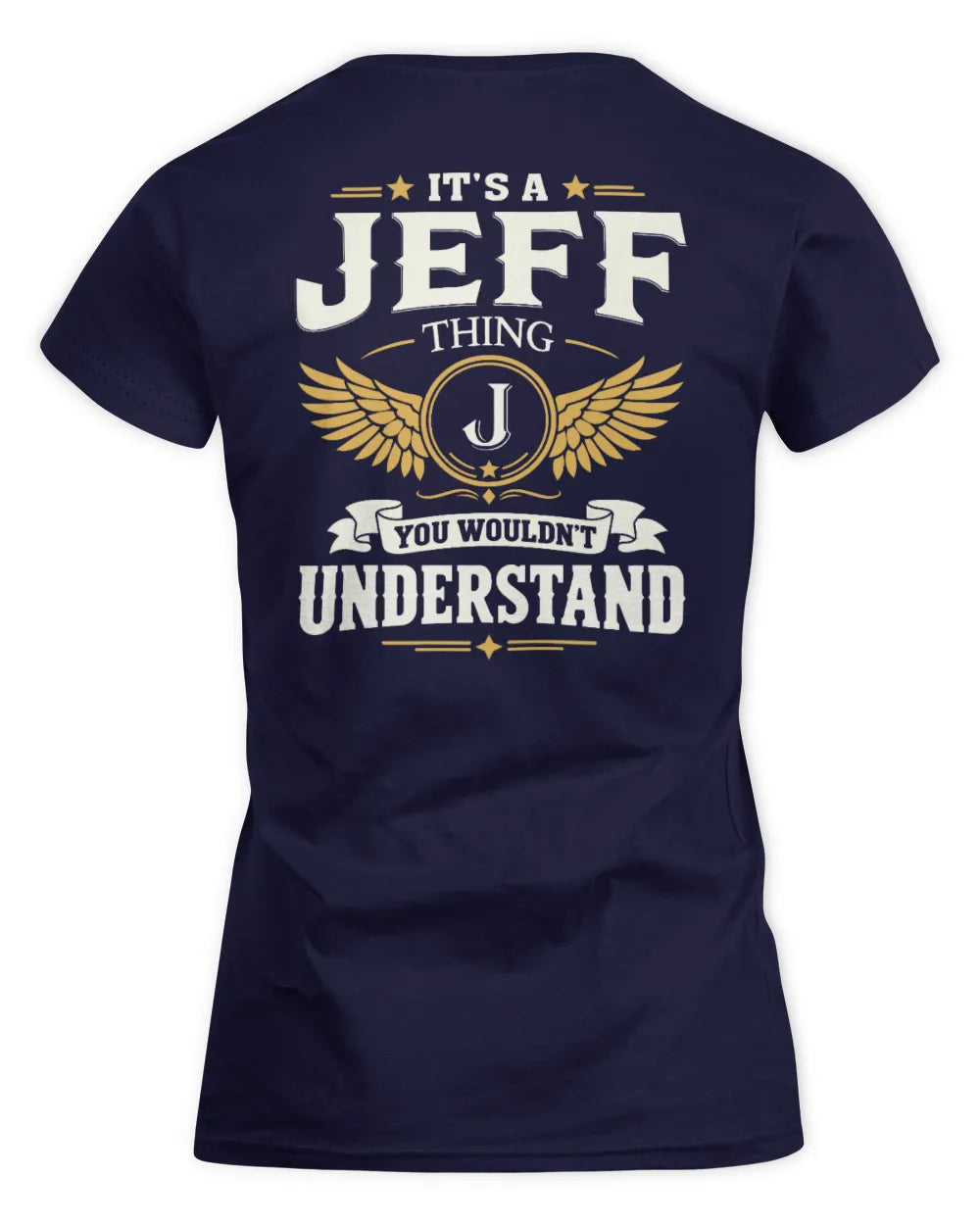JEFF KT06-M008 It’s a [NAME] Thing – You Wouldn’t Understand | Personalized Vintage T-Shirt - Women's Standard T-Shirt - Navy