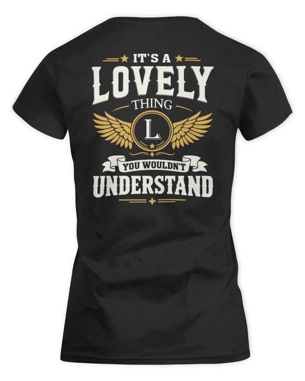 LOVELY KT06-M008 It’s a [NAME] Thing – You Wouldn’t Understand | Personalized Vintage T-Shirt - Women's Standard T-Shirt - Black
