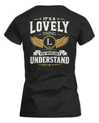 LOVELY KT06-M008 It’s a [NAME] Thing – You Wouldn’t Understand | Personalized Vintage T-Shirt - Women's Standard T-Shirt - Black