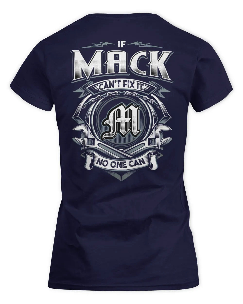 MACK AP81-K4-626 - Personalized Ahmed Quote Apparel “If Ahmed Can't Fix It, No One Can” - Women's Standard T-Shirt - Navy