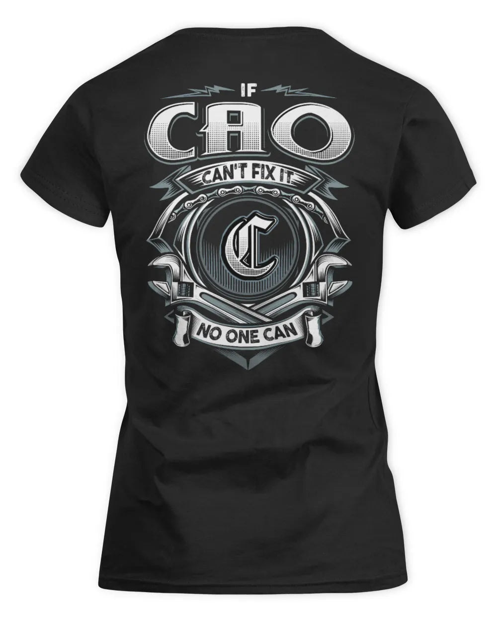 CAO AP81-K4-626 - Personalized Ahmed Quote Apparel “If Ahmed Can't Fix It, No One Can” - Women's Standard T-Shirt - Black