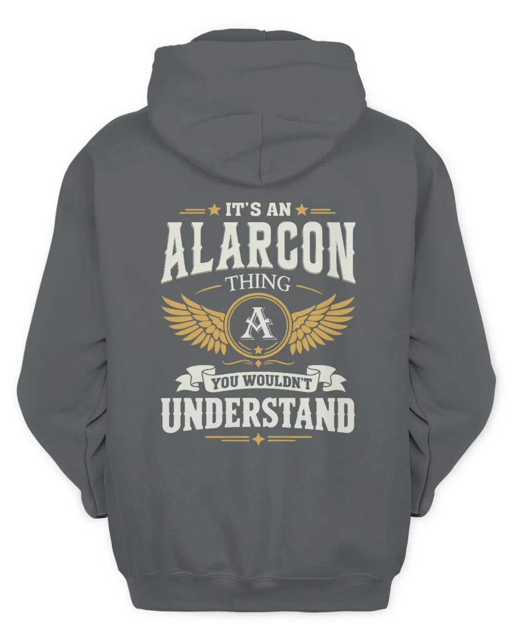 ALARCON KT06-M008 It’s a [NAME] Thing – You Wouldn’t Understand | Personalized Vintage T-Shirt - Unisex Hoodie - Charcoal