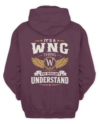 WNG KT06-M008 It’s a [NAME] Thing – You Wouldn’t Understand | Personalized Vintage T-Shirt - Unisex Hoodie - Maroon