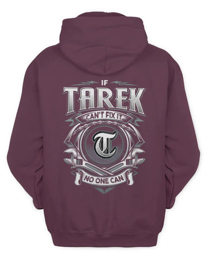 TAREK AP81-K4-626 - Personalized Ahmed Quote Apparel “If Ahmed Can't Fix It, No One Can” - Unisex Hoodie - Maroon