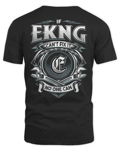 EKNG AP81-K4-626 - Personalized Ahmed Quote Apparel “If Ahmed Can't Fix It, No One Can” - Unisex Standard T-Shirt - Black