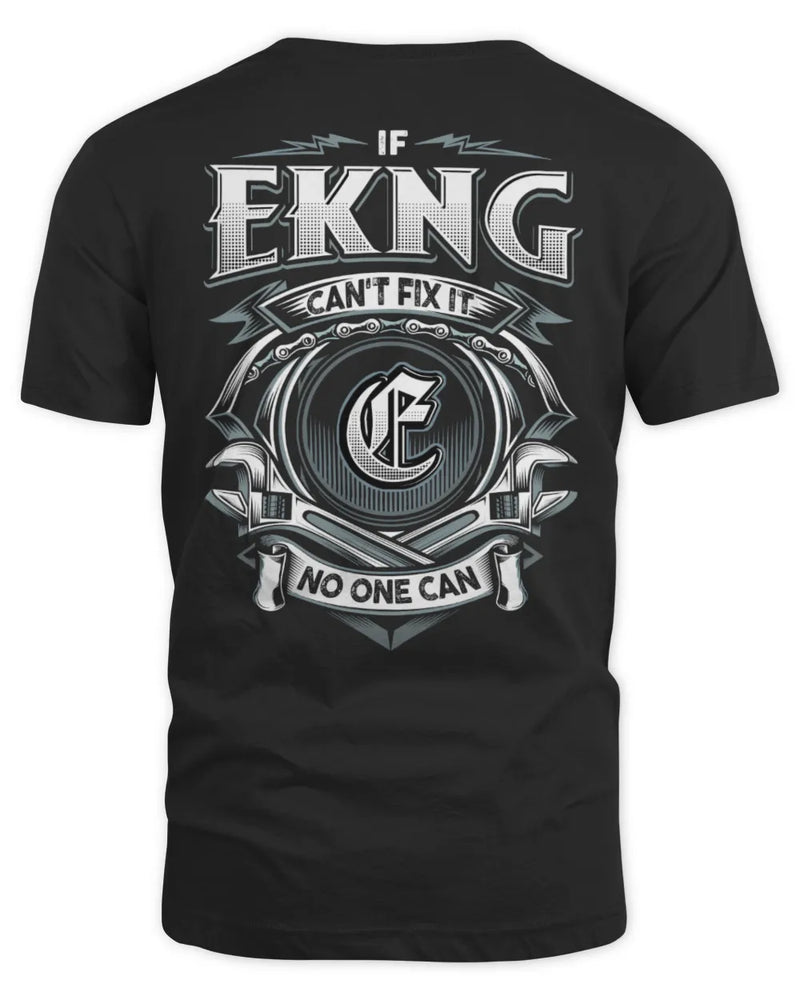 EKNG AP81-K4-626 - Personalized Ahmed Quote Apparel “If Ahmed Can't Fix It, No One Can” - Unisex Standard T-Shirt - Black