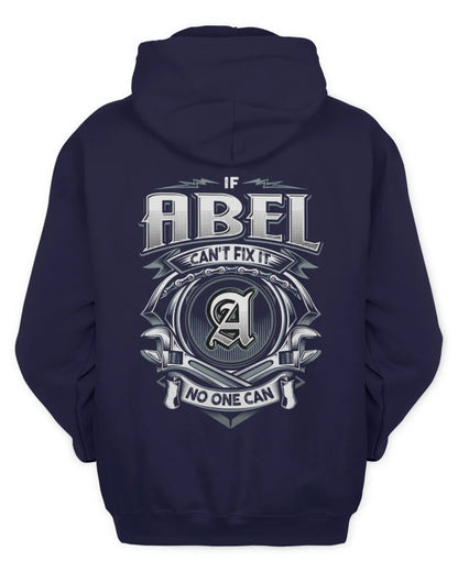 ABEL AP81-K4-626 - Personalized Ahmed Quote Apparel “If Ahmed Can't Fix It, No One Can” - Unisex Hoodie - Navy