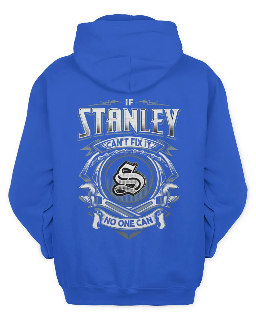 STANLEY AP81-K4-626 - Personalized Ahmed Quote Apparel “If Ahmed Can't Fix It, No One Can” - Unisex Hoodie - Royal