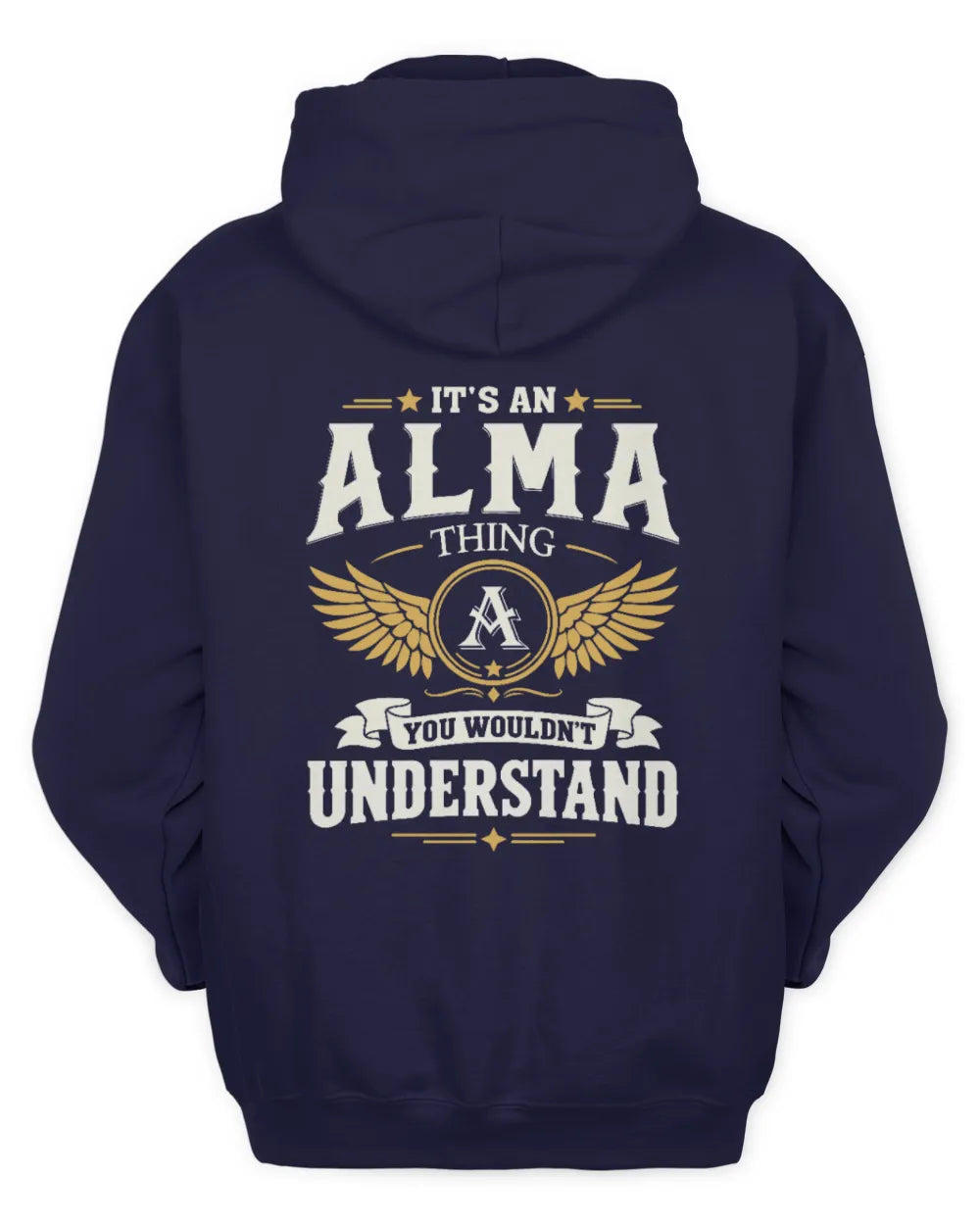 ALMA KT06-M008 It’s a [NAME] Thing – You Wouldn’t Understand | Personalized Vintage T-Shirt - Unisex Hoodie - Navy