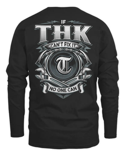 THK AP81-K4-626 - Personalized Ahmed Quote Apparel “If Ahmed Can't Fix It, No One Can” - Men's Long Sleeved T-Shirt - Black