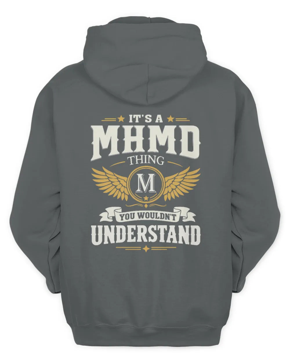MHMD KT06-M008 It’s a [NAME] Thing – You Wouldn’t Understand | Personalized Vintage T-Shirt - Unisex Hoodie - Charcoal