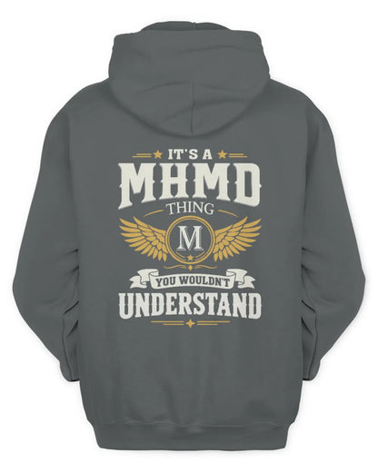 MHMD KT06-M008 It’s a [NAME] Thing – You Wouldn’t Understand | Personalized Vintage T-Shirt - Unisex Hoodie - Charcoal