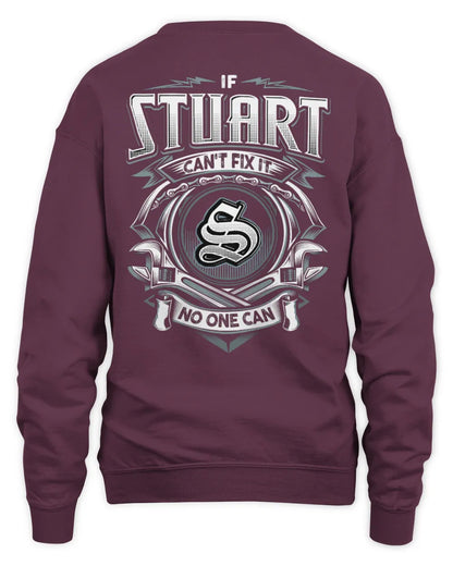 STUART AP81-K4-626 - Personalized Ahmed Quote Apparel “If Ahmed Can't Fix It, No One Can” - Unisex Sweatshirt - Maroon