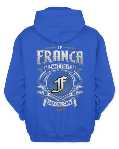 FRANCA AP81-K4-626 - Personalized Ahmed Quote Apparel “If Ahmed Can't Fix It, No One Can” - Unisex Hoodie - Royal