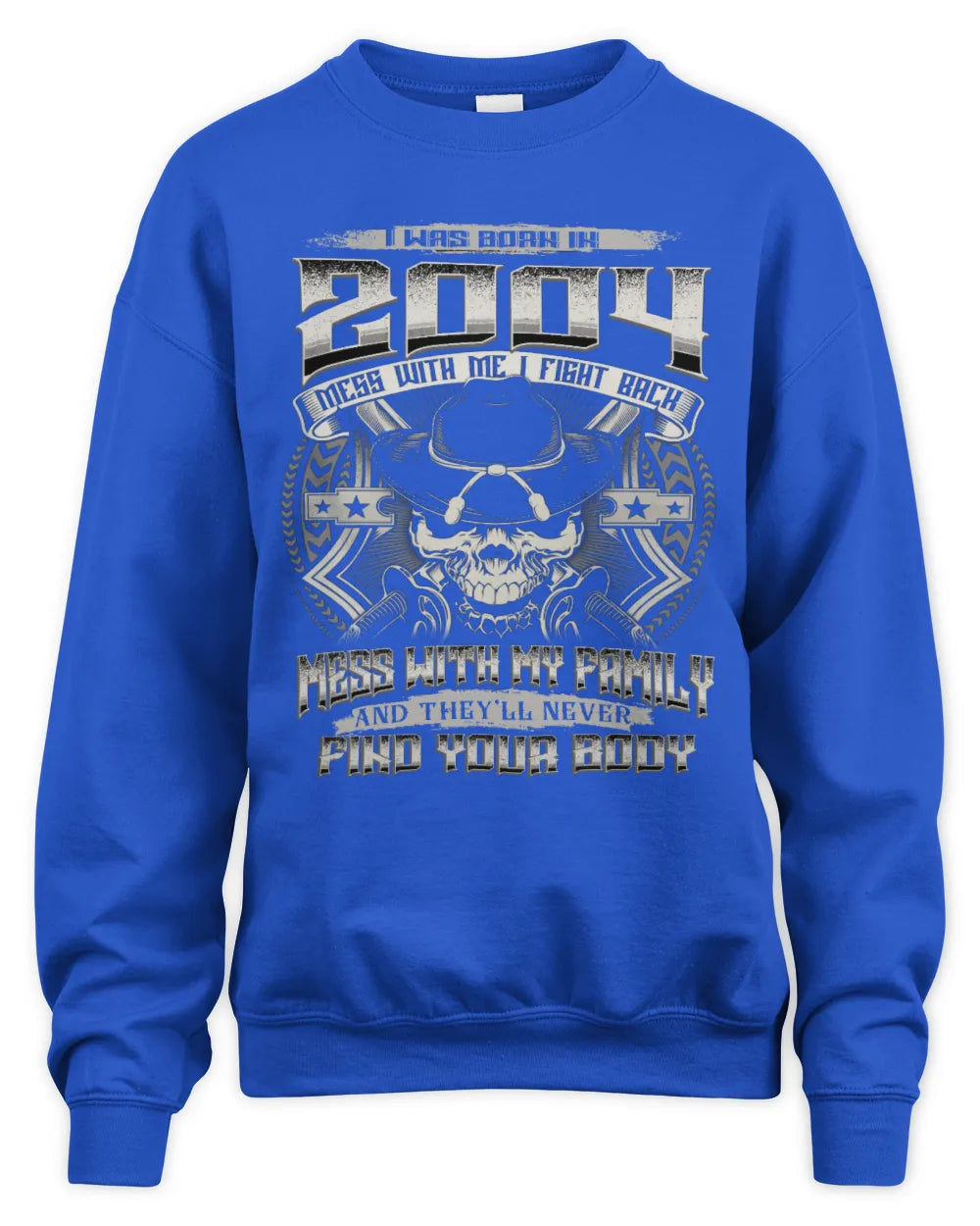2004 HH89-K2 – Protective Family Quote T-Shirt - Unisex Sweatshirt - Royal