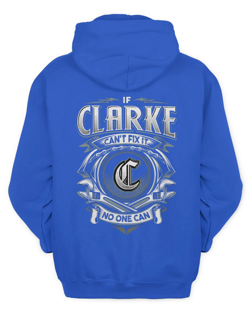 CLARKE AP81-K4-626 - Personalized Ahmed Quote Apparel “If Ahmed Can't Fix It, No One Can” - Unisex Hoodie - Royal