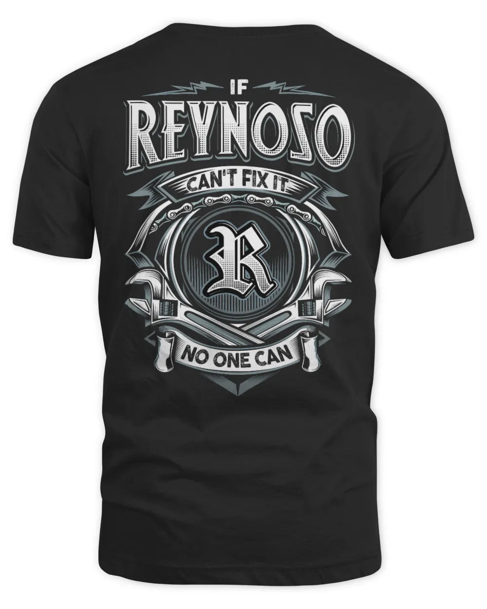 REYNOSO AP81-K4-626 - Personalized Ahmed Quote Apparel “If Ahmed Can't Fix It, No One Can” - Unisex Standard T-Shirt - Black
