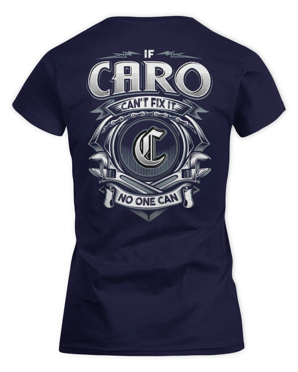 CARO AP81-K4-626 - Personalized Ahmed Quote Apparel “If Ahmed Can't Fix It, No One Can” - Women's Standard T-Shirt - Navy