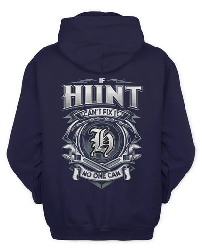 HUNT AP81-K4-626 - Personalized Ahmed Quote Apparel “If Ahmed Can't Fix It, No One Can” - Unisex Hoodie - Navy