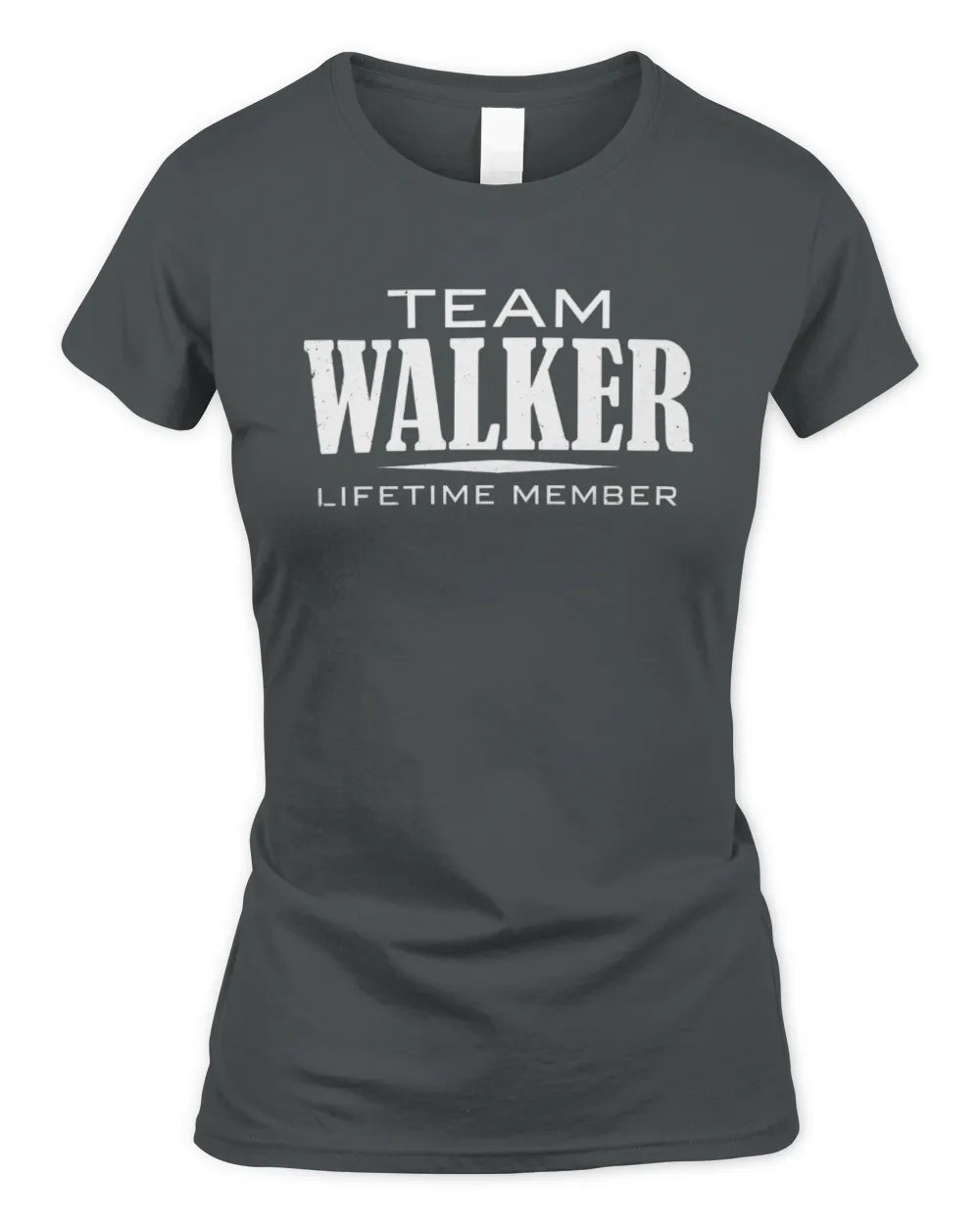 WALKER BL62-K4-128 - Personalized “Team AARON Lifetime Member” - Women's Standard T-Shirt - Charcoal