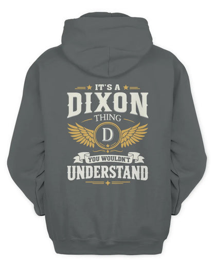 DIXON KT06-M008 It’s a [NAME] Thing – You Wouldn’t Understand | Personalized Vintage T-Shirt - Unisex Hoodie - Charcoal