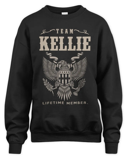 KELLIE TP06-K82 – Personalized Classic Style Apparel “Team NAME Lifetime Member” - Unisex Sweatshirt - Black