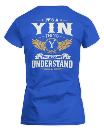 YIN KT06-M008 It’s a [NAME] Thing – You Wouldn’t Understand | Personalized Vintage T-Shirt - Women's Standard T-Shirt - Royal