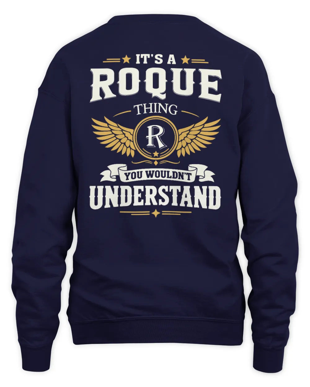 ROQUE KT06-M008 It’s a [NAME] Thing – You Wouldn’t Understand | Personalized Vintage T-Shirt - Unisex Sweatshirt - Navy