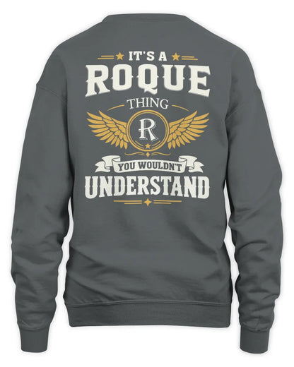 ROQUE KT06-M008 It’s a [NAME] Thing – You Wouldn’t Understand | Personalized Vintage T-Shirt - Unisex Sweatshirt - Charcoal
