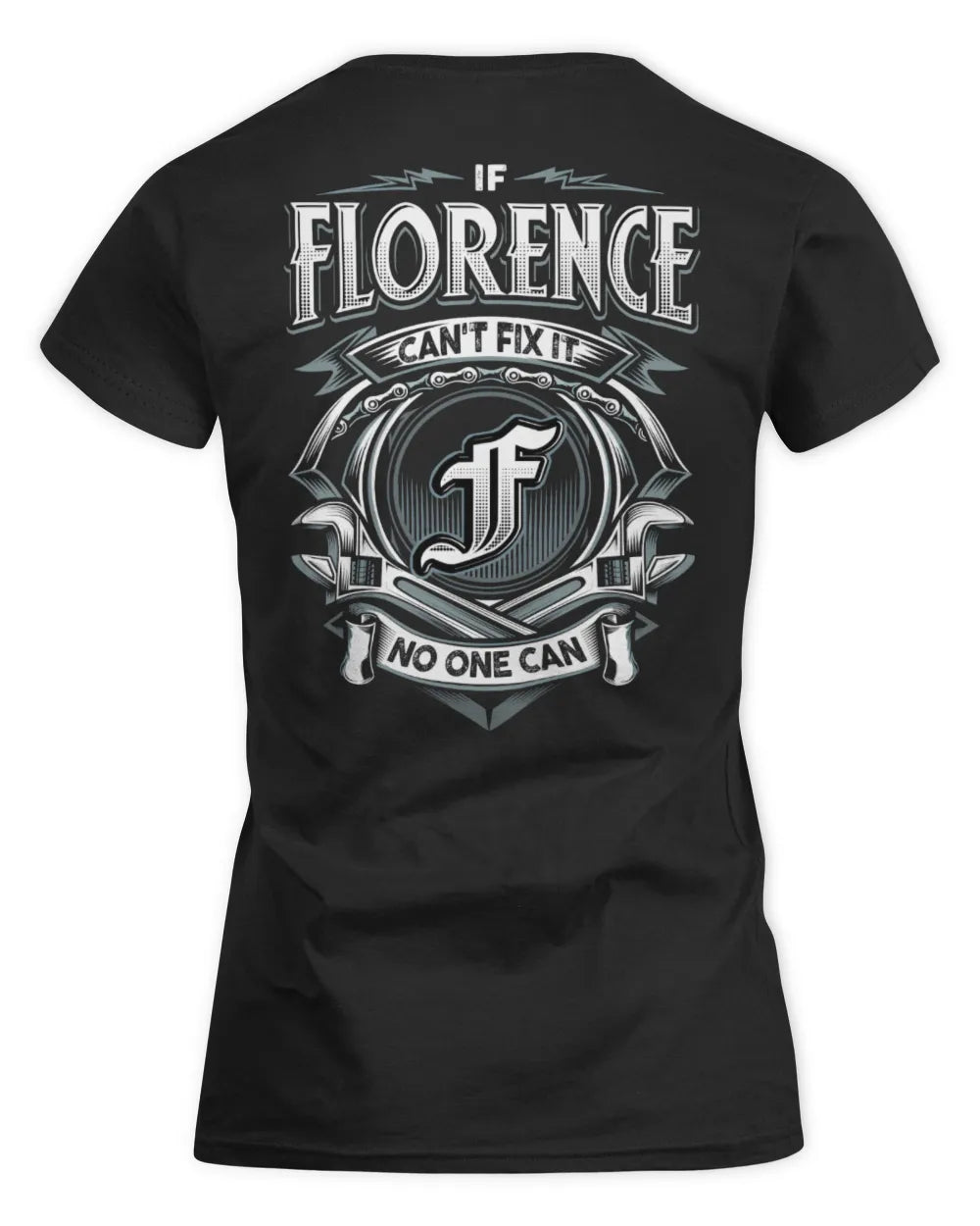 FLORENCE AP81-K4-626 - Personalized Ahmed Quote Apparel “If Ahmed Can't Fix It, No One Can” - Women's Standard T-Shirt - Black