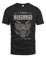MOHAMMAD TP06-K82 – Personalized Classic Style Apparel “Team NAME Lifetime Member” - Unisex Standard T-Shirt - Black
