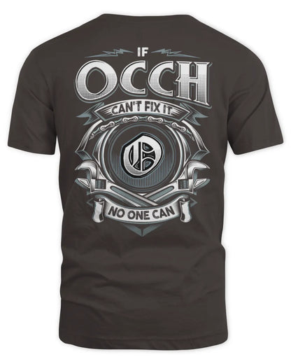OCCH AP81-K4-626 - Personalized Ahmed Quote Apparel “If Ahmed Can't Fix It, No One Can” - Unisex Standard T-Shirt - Dark Chocolate