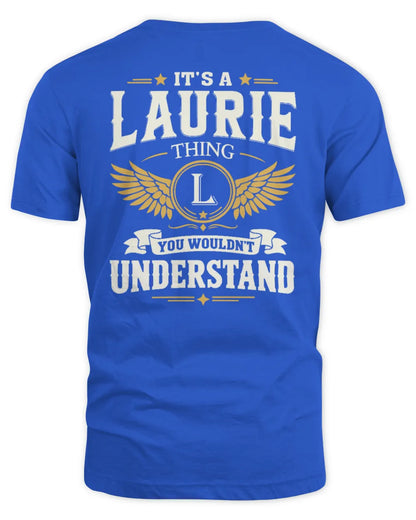 LAURIE KT06-M008 It’s a [NAME] Thing – You Wouldn’t Understand | Personalized Vintage T-Shirt - Unisex Standard T-Shirt - Royal