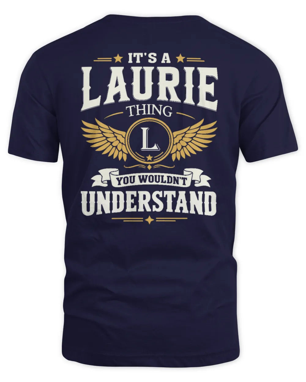LAURIE KT06-M008 It’s a [NAME] Thing – You Wouldn’t Understand | Personalized Vintage T-Shirt - Unisex Standard T-Shirt - Navy