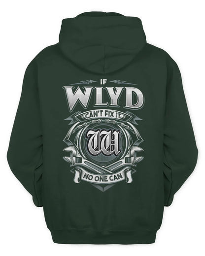 WLYD AP81-K4-626 - Personalized Ahmed Quote Apparel “If Ahmed Can't Fix It, No One Can” - Unisex Hoodie - Forest Green