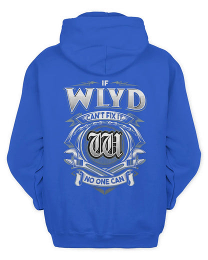 WLYD AP81-K4-626 - Personalized Ahmed Quote Apparel “If Ahmed Can't Fix It, No One Can” - Unisex Hoodie - Royal
