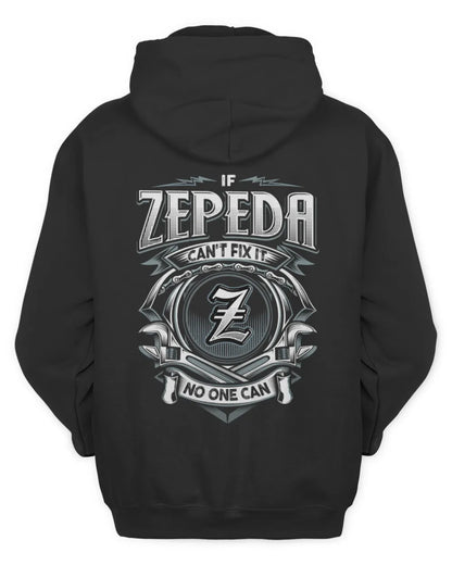 ZEPEDA AP81-K4-626 - Personalized Ahmed Quote Apparel “If Ahmed Can't Fix It, No One Can” - Unisex Hoodie - Black