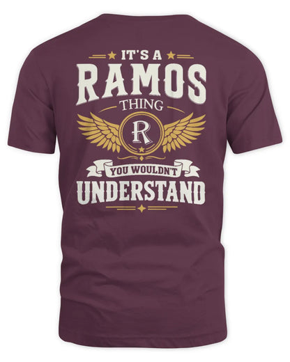 RAMOS KT06-M008 It’s a [NAME] Thing – You Wouldn’t Understand | Personalized Vintage T-Shirt - Unisex Standard T-Shirt - Maroon